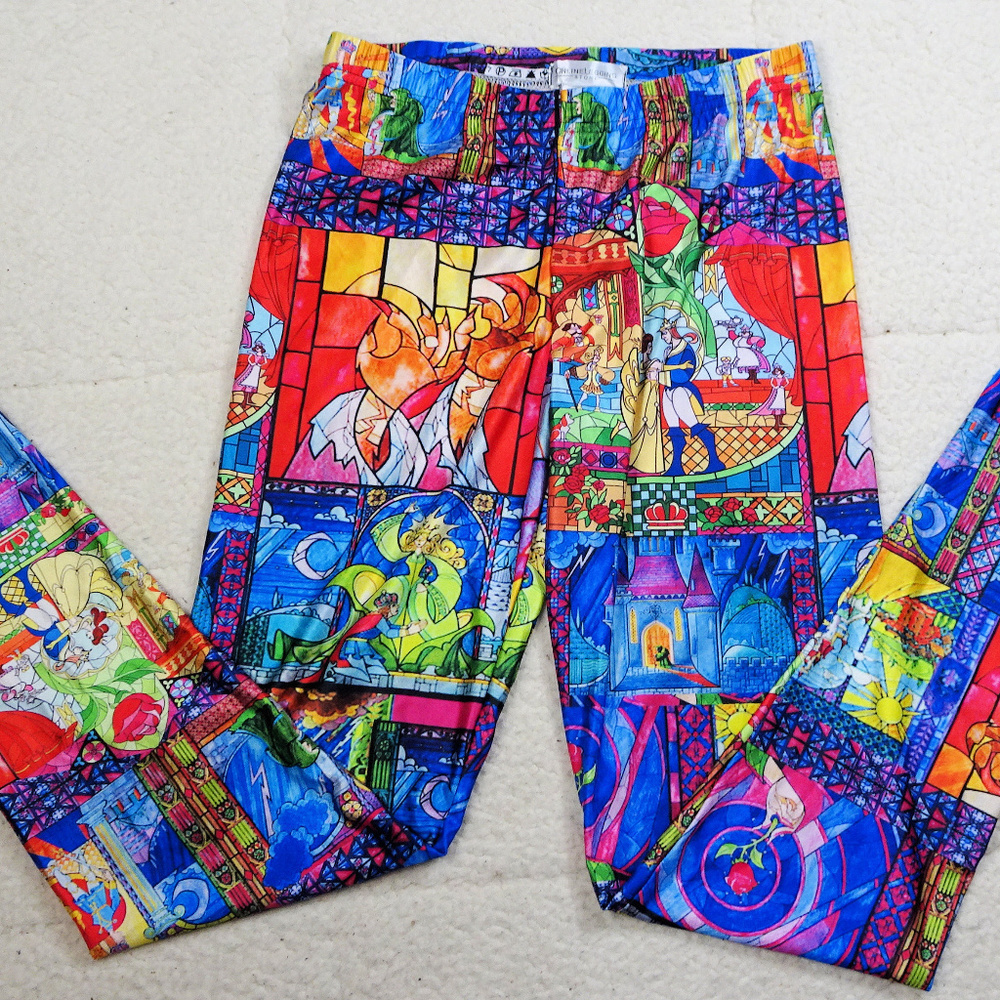Disney Magical Scenes Leggings 2XL